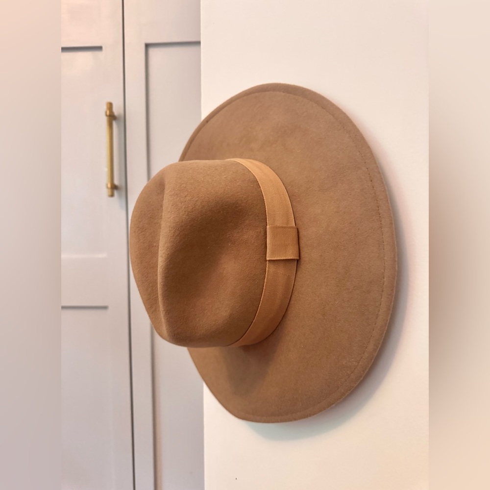 Madewell X Biltmore Shaped Felt Hat in Tan S/M